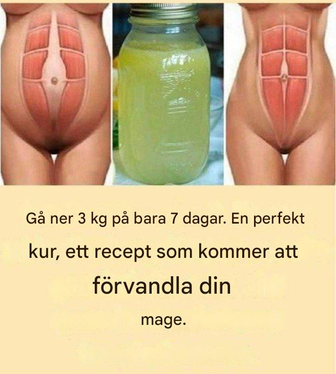 Minska inflammation i magen, gå ner i fett och rensa din tarm med denna naturliga smoothie