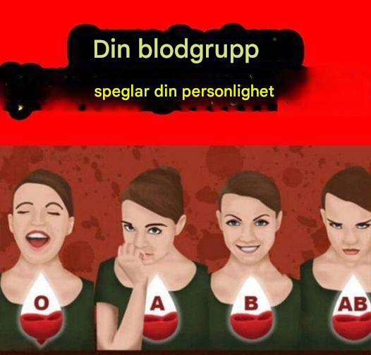 Din blodgrupp återspeglar din personlighet. Upptäck dina dominerande personlighetsdrag baserat på din blodgrupp.