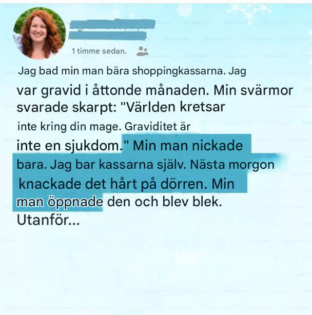 Jag är gravid i åttonde månaden och har problem med att handla.