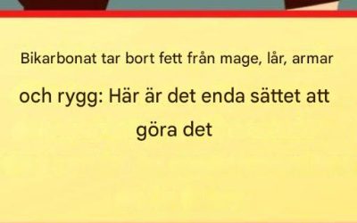 Bikarbonat skär bort fett från alla dessa ställen – det enda sättet att uppnå detta är att förbereda det på det här sättet!