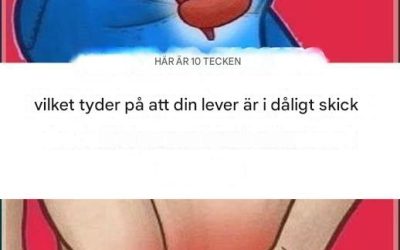 10 tecken på att din lever är ohälsosam