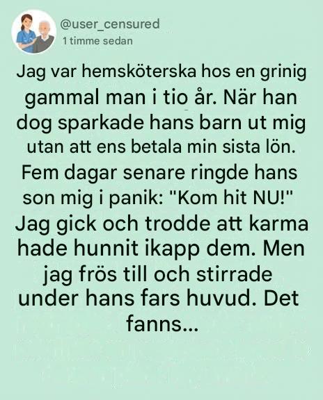 Varför en miljonär i hemlighet gömde ett kuvert under sin säng åt sin vårdgivare i tio år