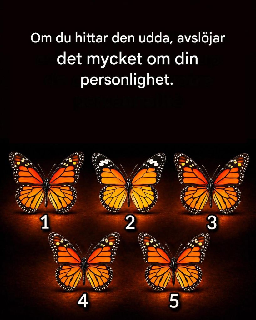 Om du hittar något ovanligt säger det mycket om din personlighet.