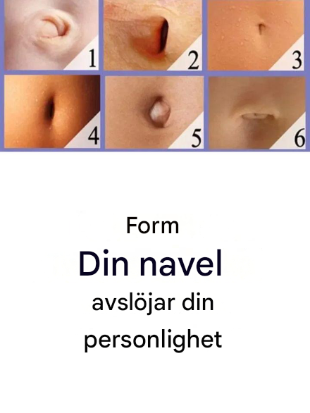 Formen på din navel säger mer om dig än du tror 👀✨ (se kommentarer)👇