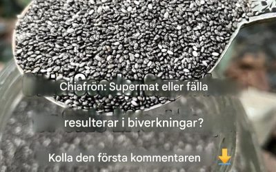 6 biverkningar av chiafrön som du bör känna till.