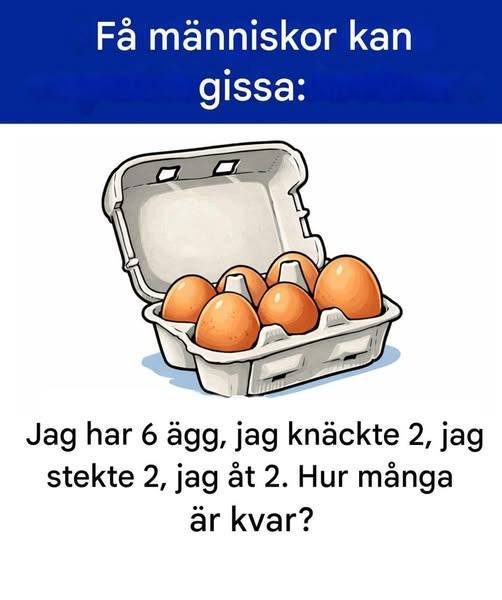 Denna äggrelaterade gåta har lämnat mer än en person förbryllad.