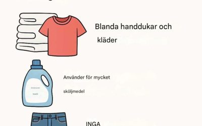 15 saker du aldrig borde göra med din tvätt