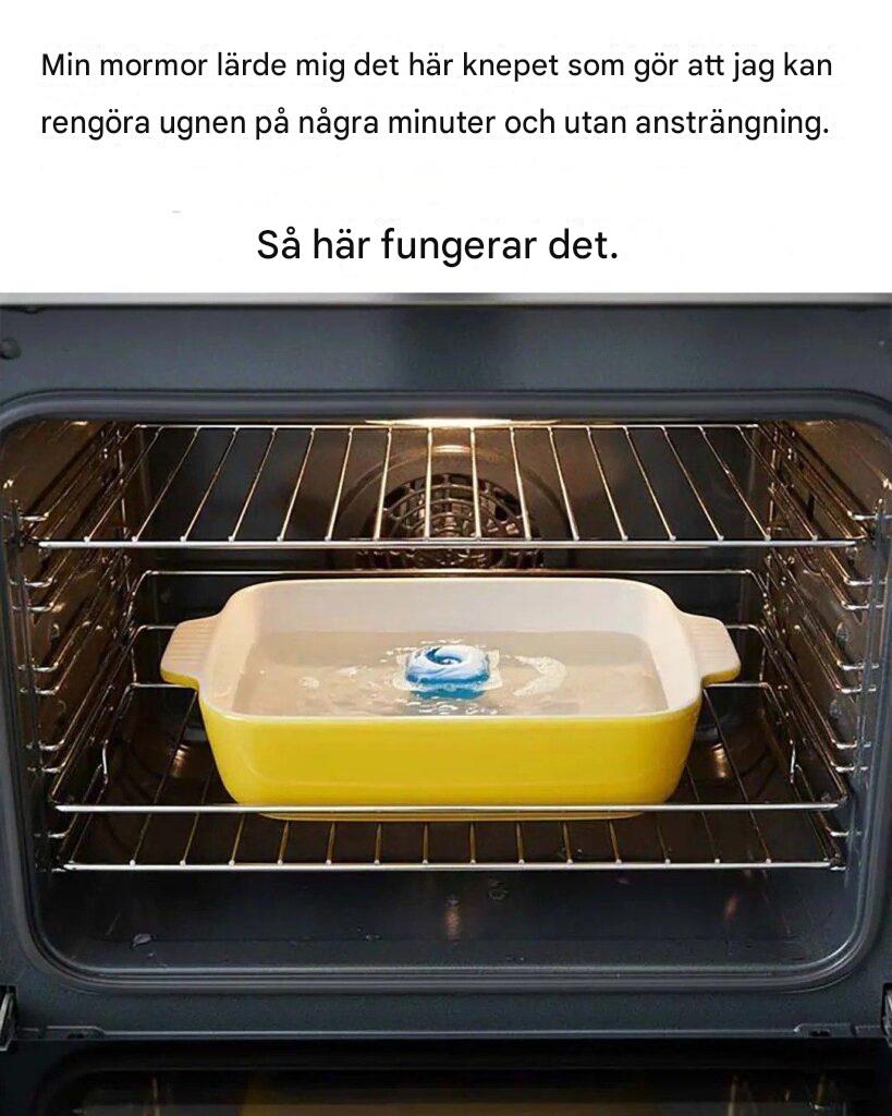 Här är ett enkelt, gammaldags sätt att rengöra din ugn