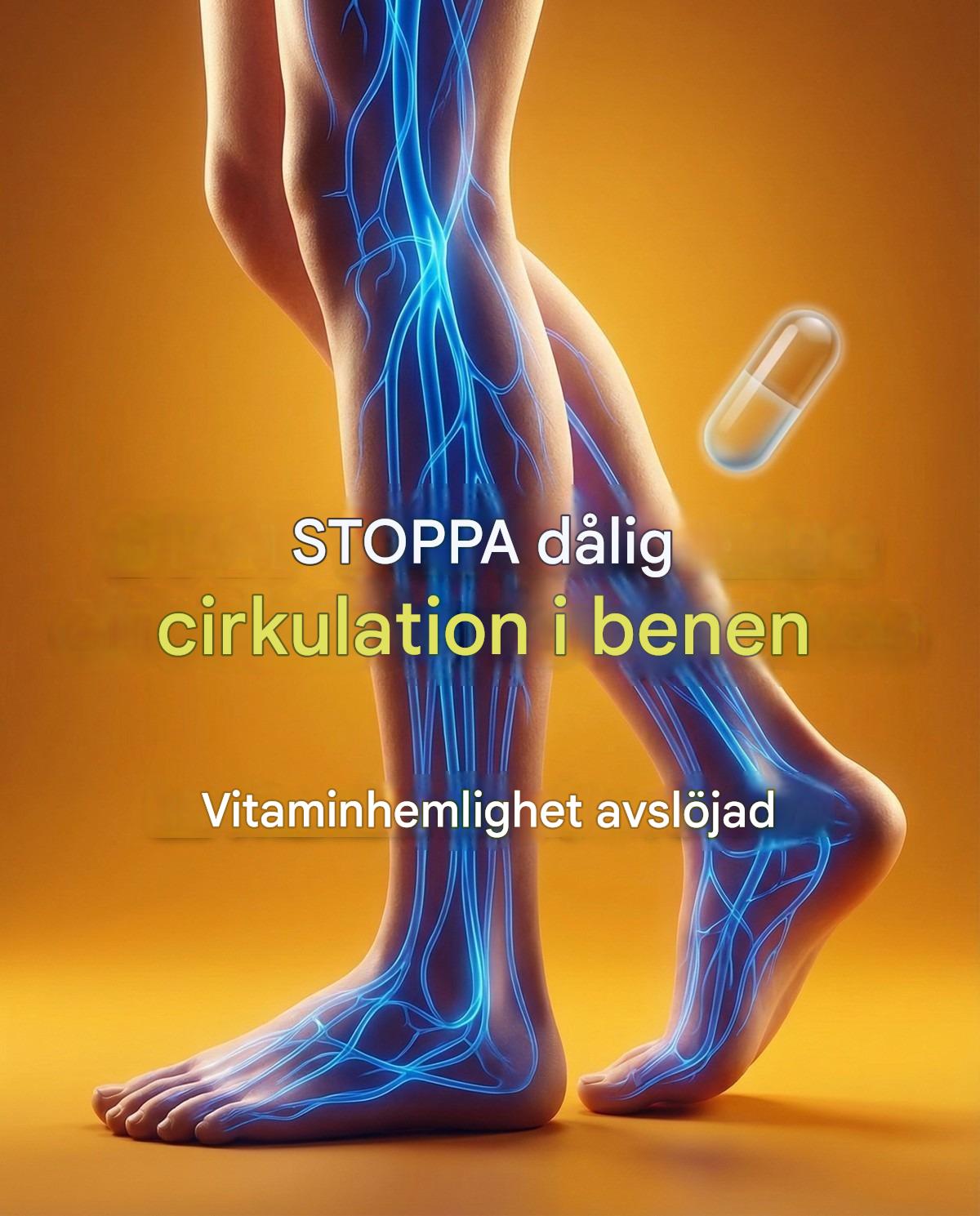 Det bästa vitaminet för att eliminera dålig cirkulation i ben och fötter