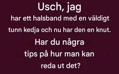 Att förstå problemet: Varför tunna kedjor knyts lätt
