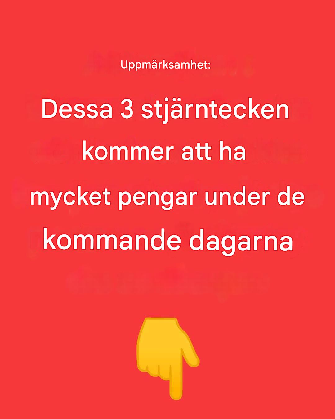 Obs: Dessa 4 stjärntecken kommer att ha mycket pengar under de kommande dagarna