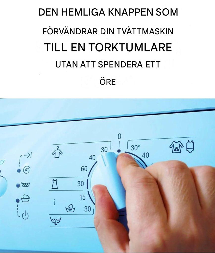 Torka tvätt direkt i tvättmaskinen: ett knep som ersätter torktumlaren