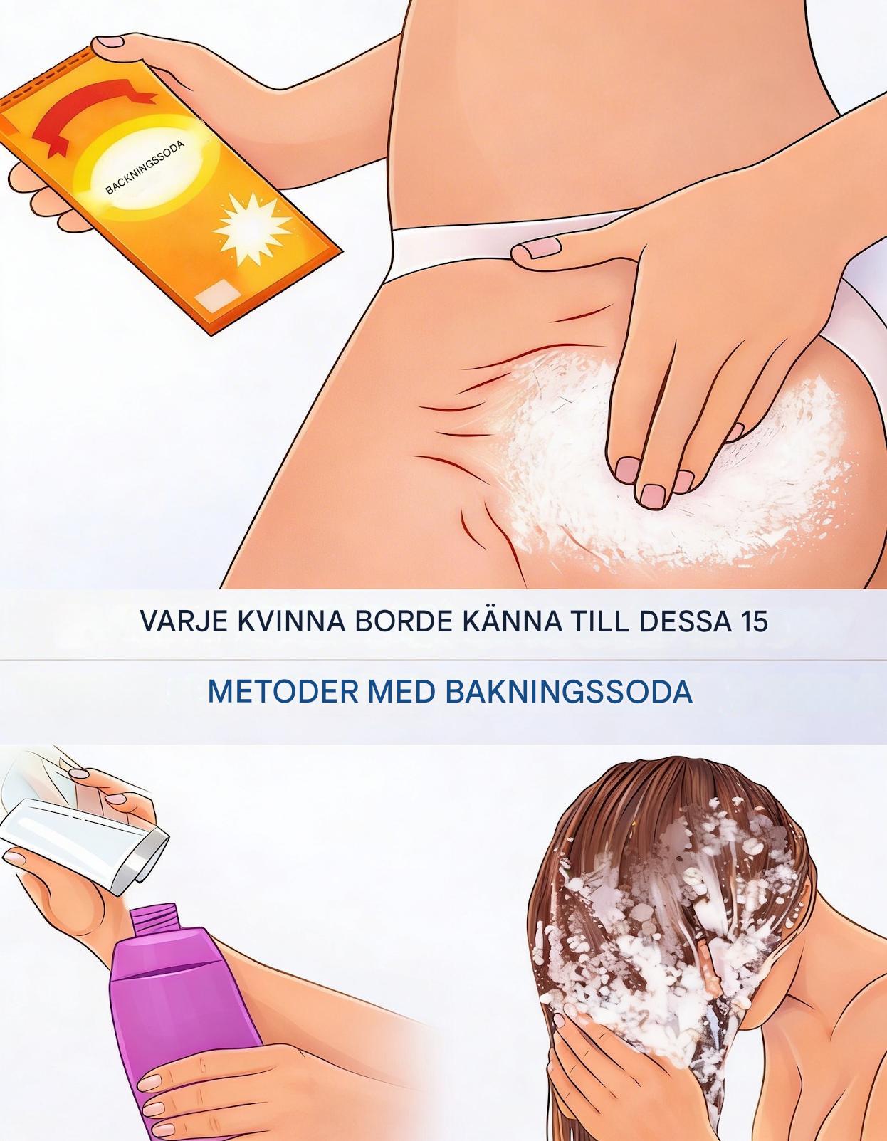 Den lilla vita lådan i ditt skafferi: 13 vardagliga bakpulveridéer för naturlig skönhet, komfort och fräschör i ditt hem