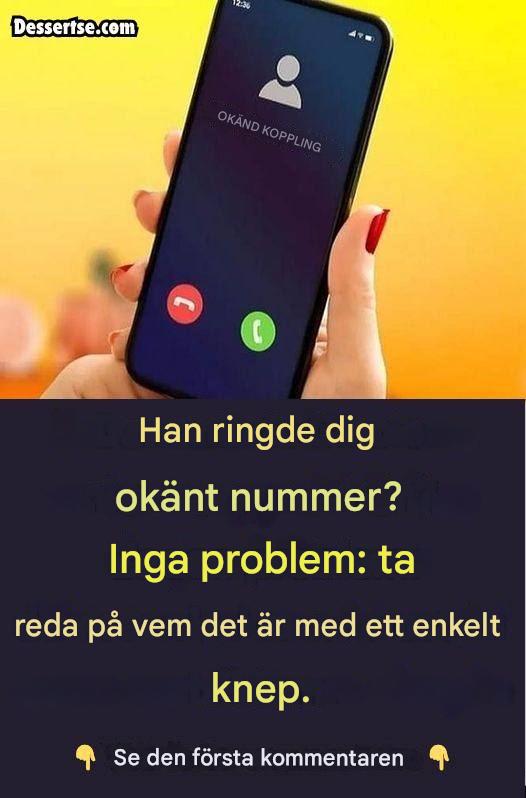 Ringde ett okänt nummer dig? Inga problem: ta reda på vem det är med det här enkla knepet.