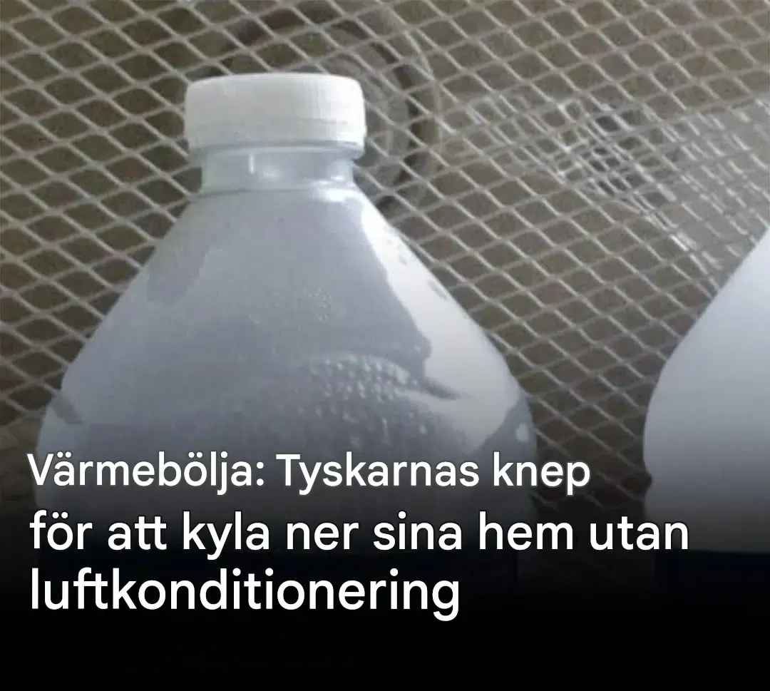 Värmebölja: Tyskarnas knep för att kyla ner sina hem utan luftkonditionering