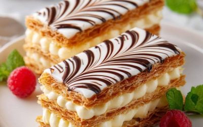 Läcker hemlagad mille-feuille