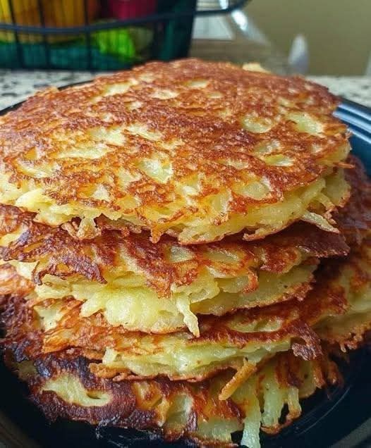 Gammaldags krispiga potatispannkakor