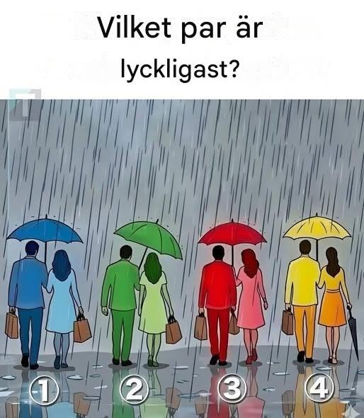 Vilket par är lyckligast?