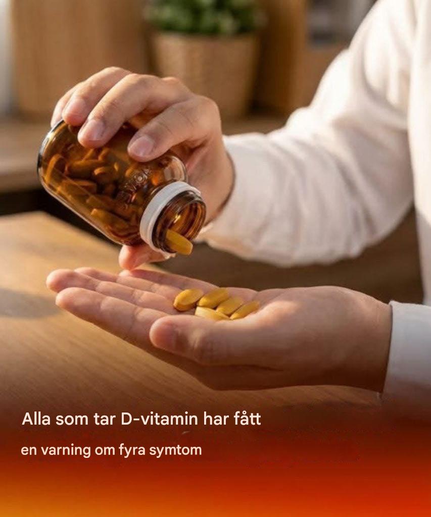 Vad händer om man tar för mycket D-vitamin?