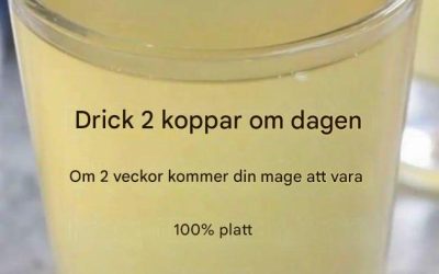 Fettförbrännande detoxdryck för en platt mage: morgon och kväll!