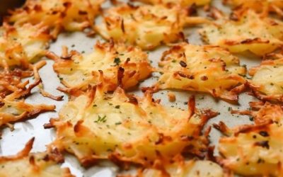 Plåtsplåtsrostade hash browns