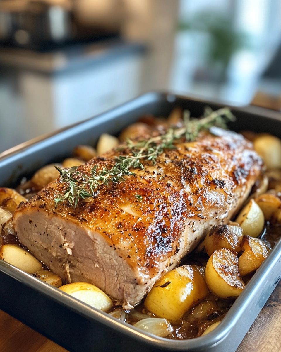 Ugnsbakad höstfläskstek