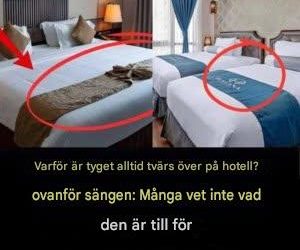Varför har hotell alltid ett lakan över sängen – du kommer bli förvånad