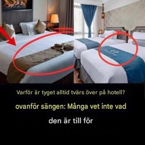 Varför har hotell alltid ett lakan över sängen – du kommer bli förvånad
