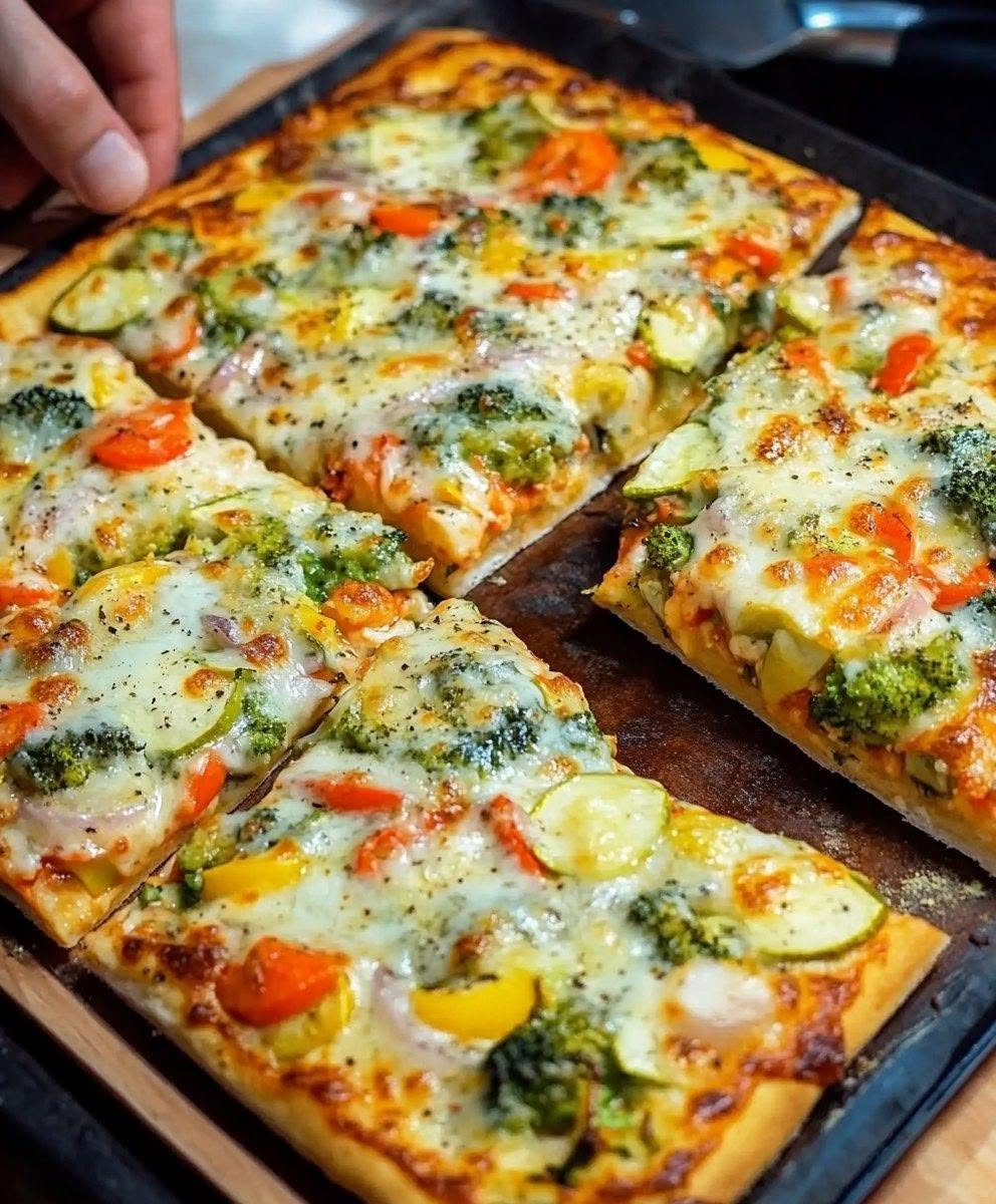 Det ultimata receptet för grönsakspizza