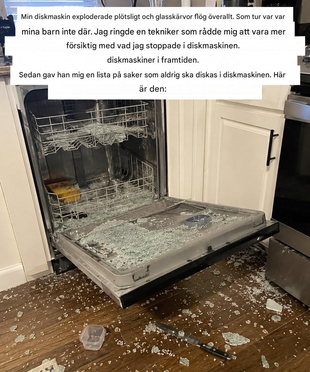**8 saker du absolut inte bör diska i diskmaskinen** (och varför)