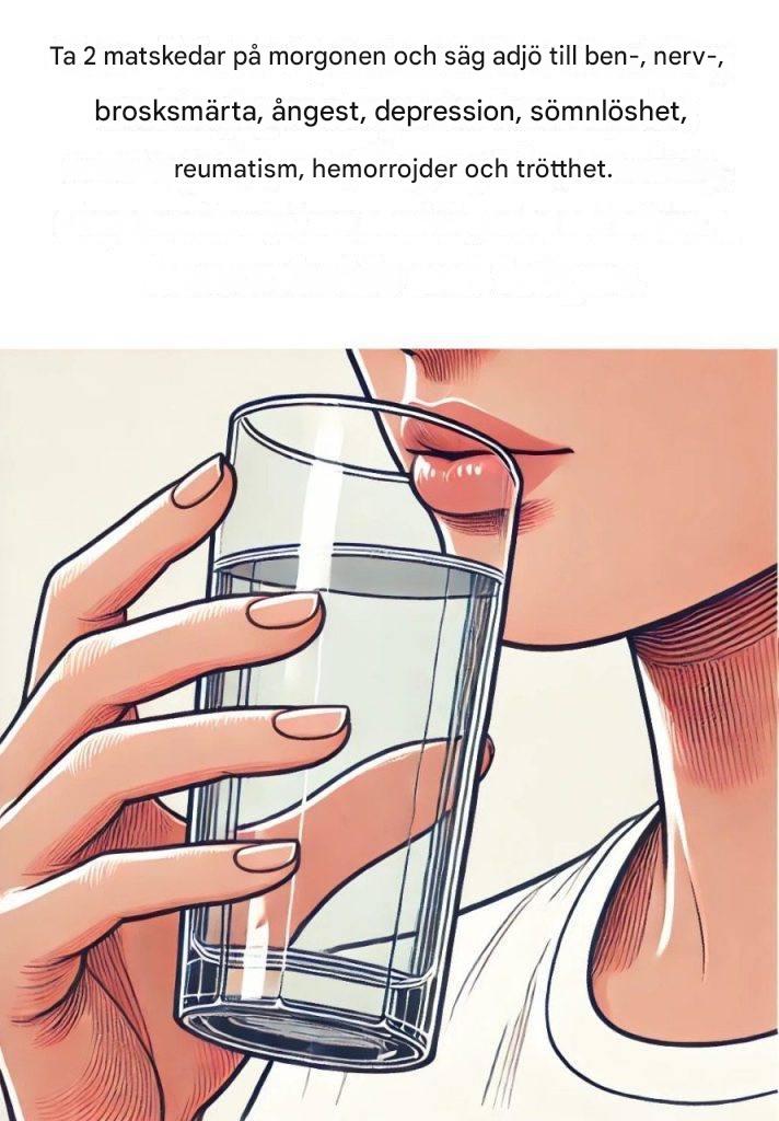 Två matskedar på morgonen: ett naturligt botemedel mot benvärk, diabetes, nervositet och depression.