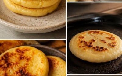 Colombianska ost-arepas