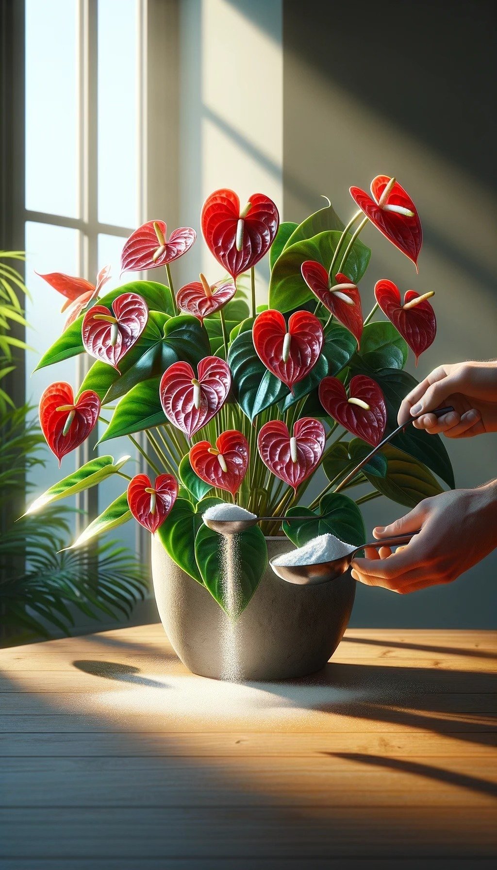 Anthurium blommar vilt nästan året runt om du följer dessa enkla skötselregler