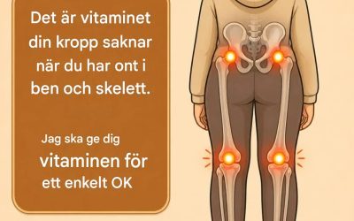 Det viktiga vitaminet för att lindra smärta i ben och skelett