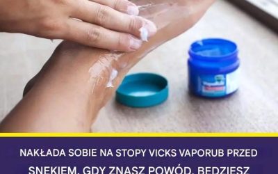 4 fördelar med att applicera Vick Vaporub fotsalva före sänggåendet