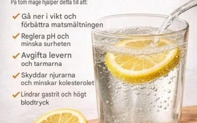 Den naturliga lösningen för att återställa din hälsa: Citronvatten med bikarbonat