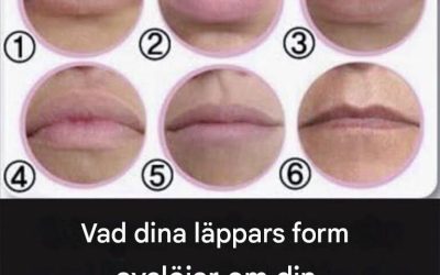 Vad dina läppars form avslöjar om din personlighet
