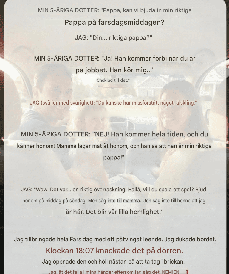 Min dotters oväntade fråga ändrade våra planer för Fars dag!