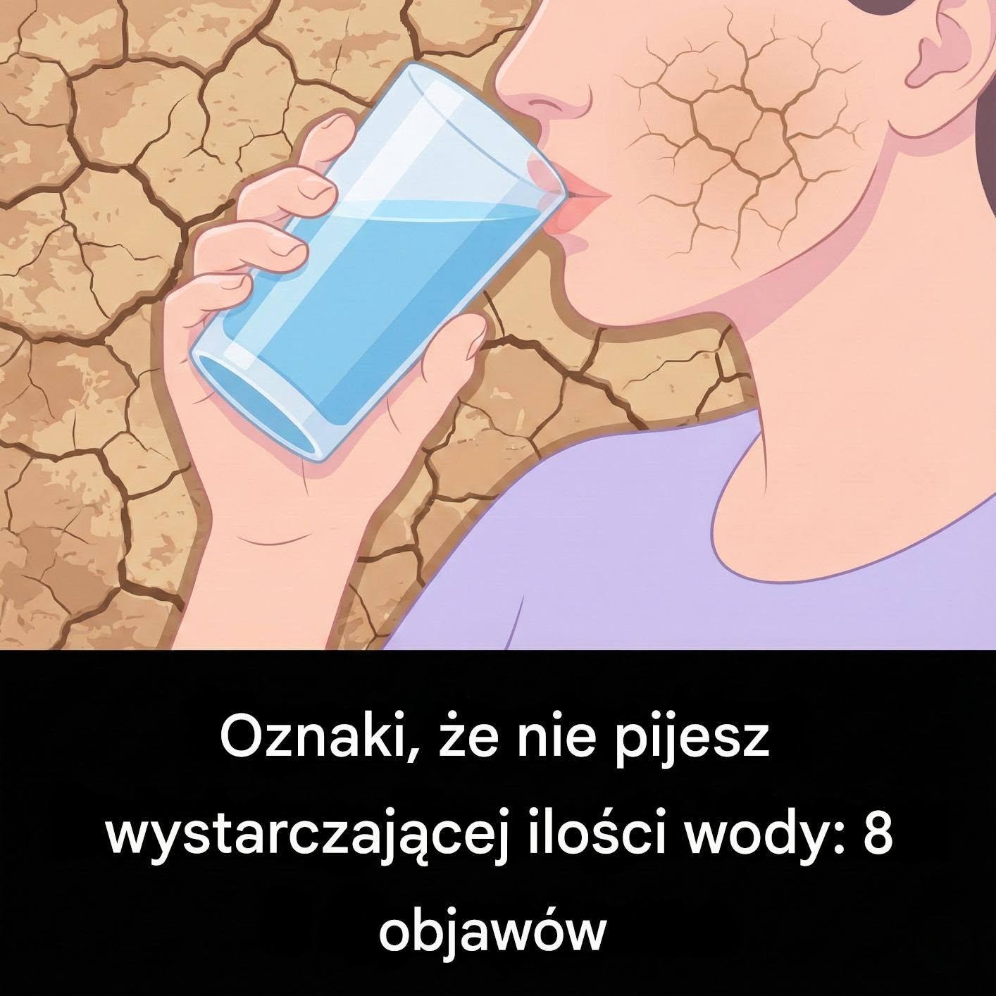 Subtelne oznaki, że pijesz za mało wody?