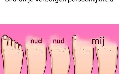 Det finns 5 typer av fötter: varje typ indikerar en specifik personlighetstyp.