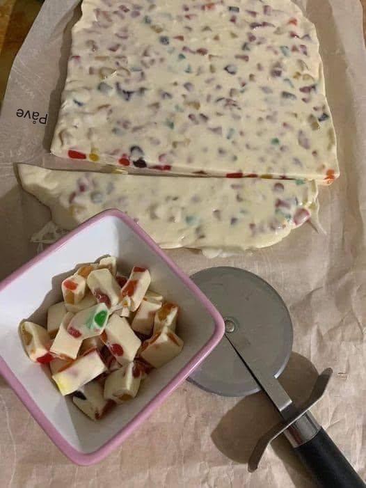 Nougatbars med fyra ingredienser