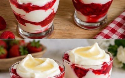 Denna läckra colazione var krämig, fruttata och lätt tillagad, perfekt som en snabb dessert för alla tillfällen.