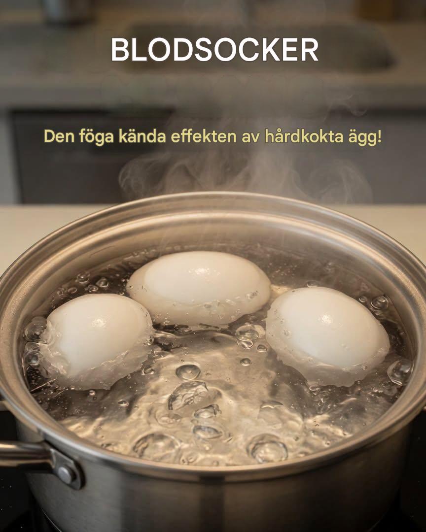 Ett hårdkokt ägg… Ett utmärkt botemedel mot högt blodsocker