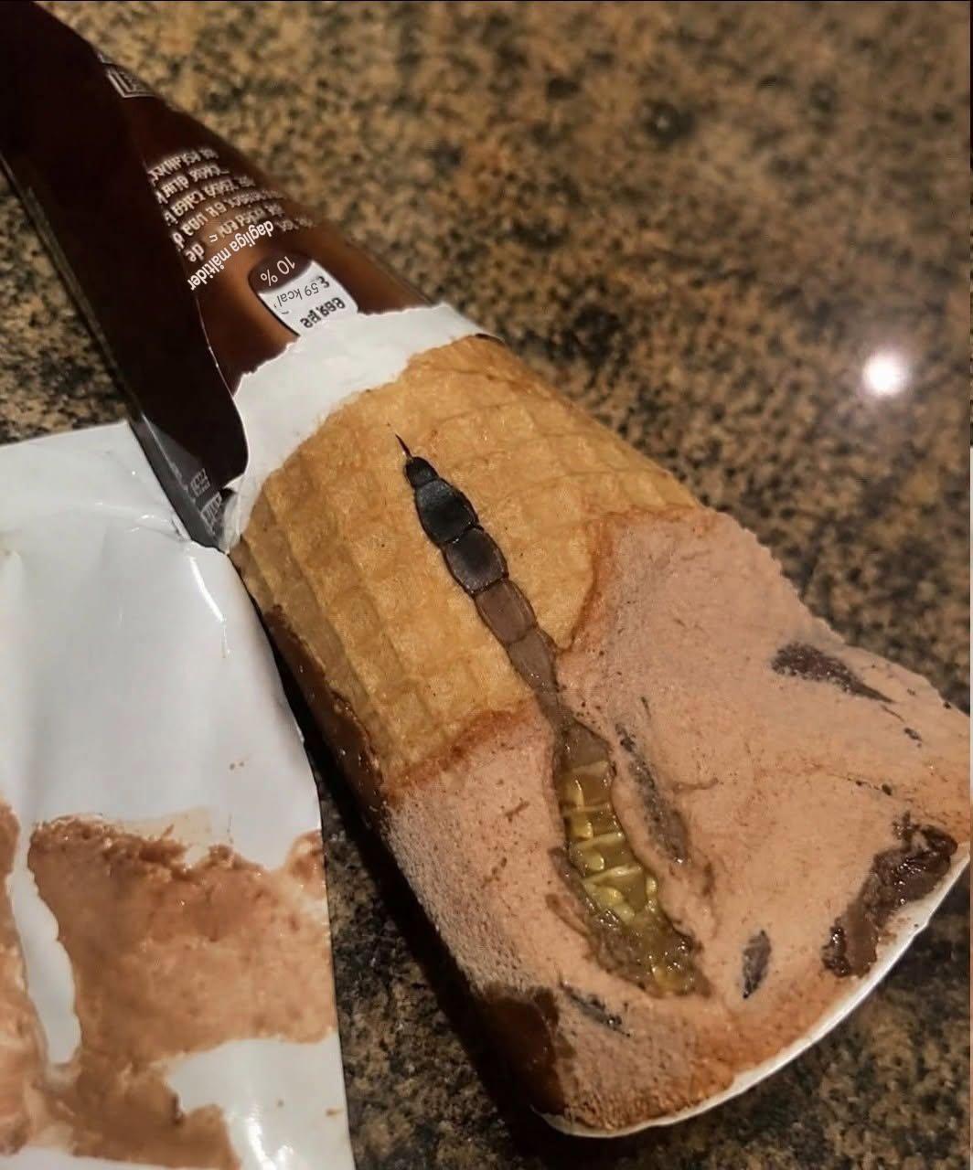 Min dotter hittade något läskigt gömt i sin chokladglass – det vi upptäckte chockerade oss.