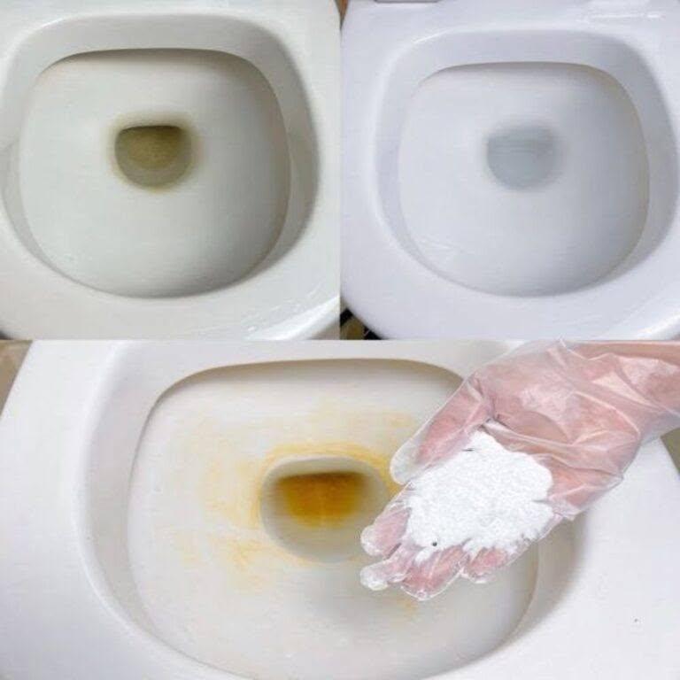 Säg adjö till gula fläckar i toaletten med det här enkla knepet från mormor.