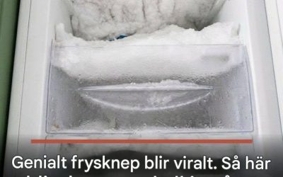 79 Genialt frysknep blir viralt. Så här blir du av med all is på 15 minuter.
