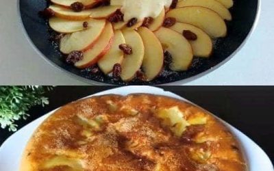 Äppeldesserten som driver världen till vansinne! Inga fyra, bara ett ägg!
