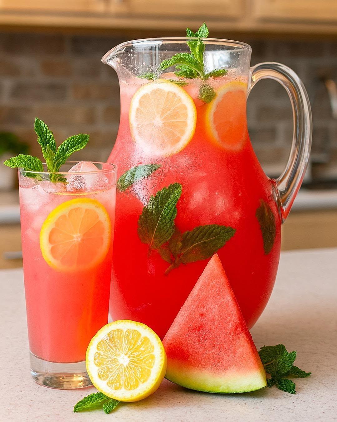 La Ricetta della Fresca Limonata all’Anguria: Dissetante, Naturale och Perfetta per l’Estate