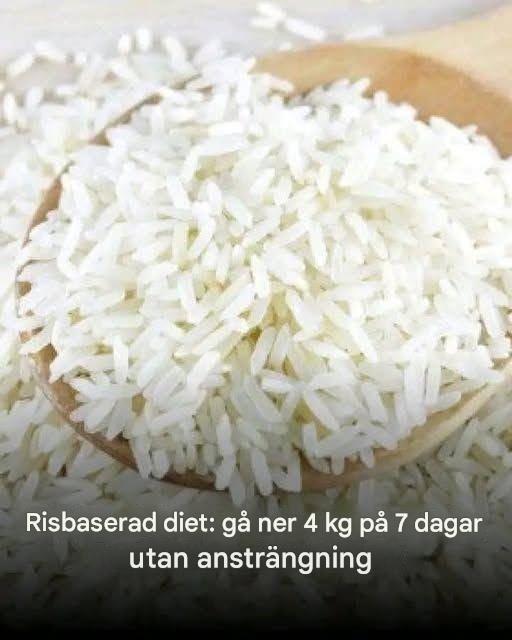 Risbaserad diet: gå ner 4 kg på 7 dagar utan ansträngning