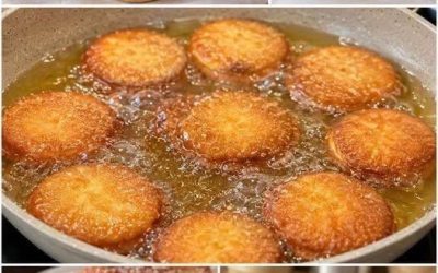 Friterade kex fyllda med vaniljsås: en krispig och krämig hemlagad dessert